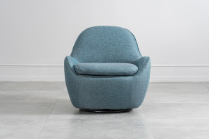 Крутящееся кресло Этвуд серо-зеленое