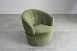 Крутящееся кресло Шик зеленое