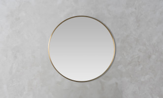 Зеркало круглое Marion brass