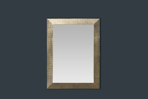 Зеркало Джантар прямоугольное латунного цвета