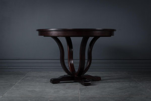 Обеденный стол Тенби 110(150)х110 см круглый раскладной