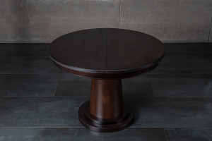 Обеденный стол Лутон 110(150)х110 см круглый раскладной