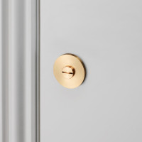 Защелка дверная Thumbturn Lock Brass (комплект на обе стороны двери)