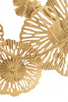 Декоративное панно Камелия золотое