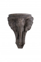 Декоративная настенная полка Голова слона