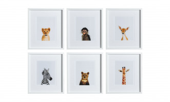 Постеры Animal Prints III (набор 6 шт)