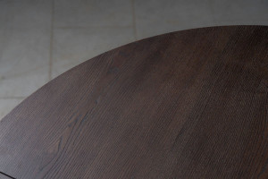 Обеденный стол Groove 110(140)х110 см круглый раскладной