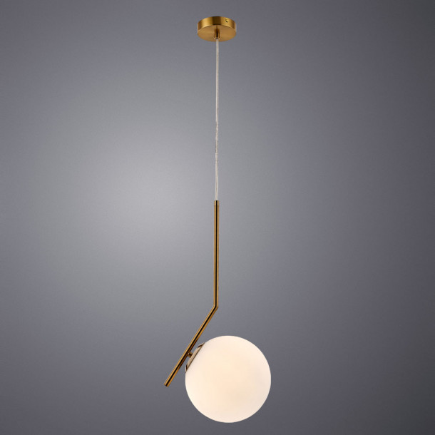 Подвесной светильник Bolla-Unica бронза диаметр 20