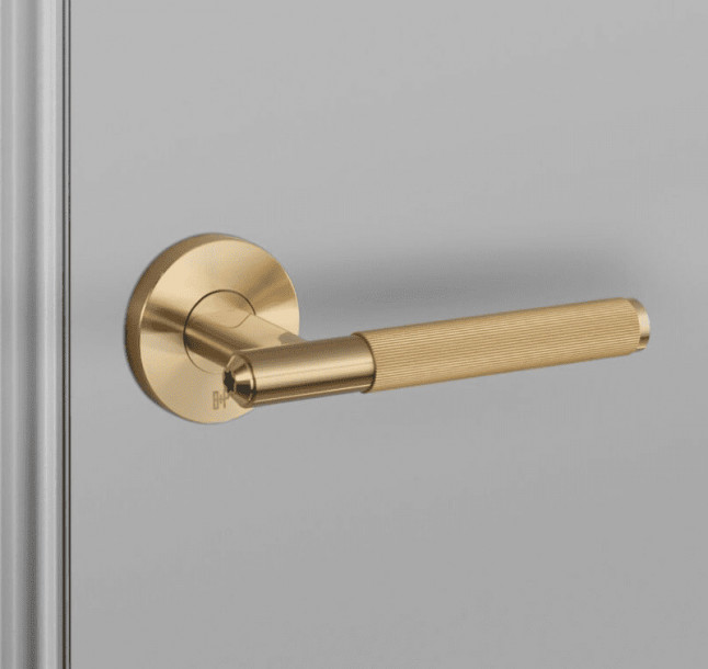 Ручка дверная Lever handle Linear brass (комплект 2 шт)