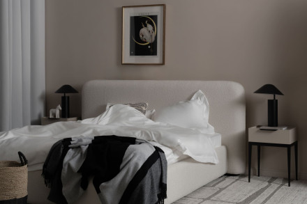 White chocolate: готовый интерьер спальни от Dantone Home
