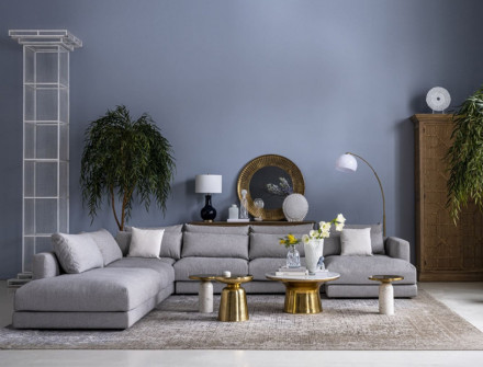 Модульный диван Нарвик Soft в интерьере гостиной