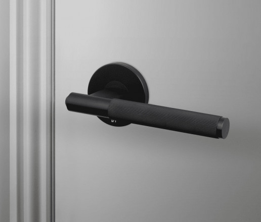 Ручка дверная Lever handle Linear black (комплект 2 шт)