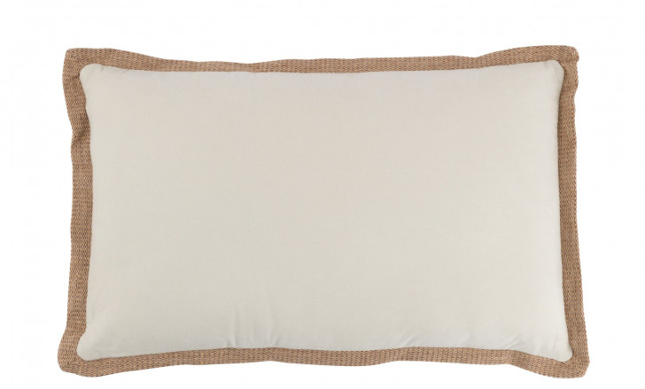Подушка декоративная прямоугольная с каймой