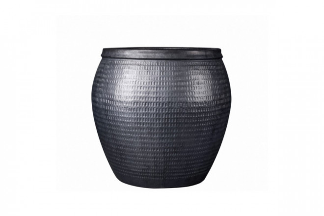 Кашпо COLLAR graphite S 50x50x55 см